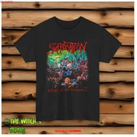 Suffocation Effigy of The Forgotten Adult T Shirt Death Metal vintage Washed Top For Everyday Wear Casual Breathable fashion