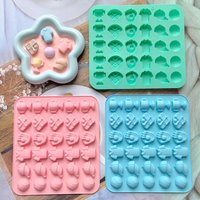 1pc 36 cavity 6 chocolate silicone mold DIY hat and jersey, football, trophy mold for chocolate, candy, cupcake decoration