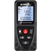 SNAKOL 50/70/100/120M Smart Laser Distance Meter, USB Rechargeable Handheld Infrared Rangefinder Portable Measuring Tool