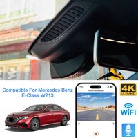Mrec Dash Cam 4K Wifi Front Rear Car Dual Camera for Mercedes Benz E Class W213 E200 E300 E350 E400 E43 E53 E63 AMG E200d E220d