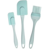 3Pcs Cream Scraper DIY Bread Cake Butter Spatula Mixer Oil Brushs Kitchen Baking Tools Silicone Spatula Non-stick Kitchen