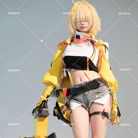 Nikke Elegg Cosplay Costume The Goddess of Victory Elegg Yellow Default Outfit Halloween Costume Party Carnival Outfits