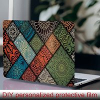2 laptop stickers Flowing Ribbon Protective film, DIY scratch resistant sticker