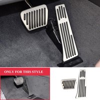 Aluminium-Legierung Gaspedal- und Bremspedalabdeckung für BMW 3 4 5 6 7 Serie GT X3 X4 X5 X6 Z4 F10 F15 F30 F31 F34 AT Auto-Pedale