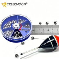 Fishing Weights Sinkers Set,205/106/100pcs Metal Split Shot Weights 0.5g 0.8g 1g 1.6g 2g Removable Round Fishing Sinkers Tackle
