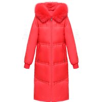 Shengyu Boya Mother's down Jacket Women's Jacket Long Over-The-Knee Winter New Thickeneded Warm Middle-Aged Jacket