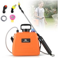 6.5L/8L/9L Automatic Electric Sprayer Garden Plant Sprayer Handheld Rechargeable Sprinkler Sprayer Atomization Shouldered Watering Can