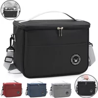 Insulated bag, lunch box, handbag, square insulated bag, aluminum foil thickened bento bag, office worker, student bring food, l