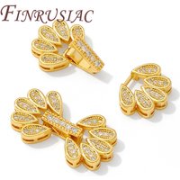 18K Gold Plated Connectors For Jewelry,Fasteners For Bracelets Accessories,Locks For Jewelry Clasps,DIY Necklace Clasp