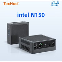 TexHoo Mini PC Intel N100 N95 Windows 11 Pro Supports up to 16GB DDR4 Dual LAN WiFi 5 Desktop Computer
