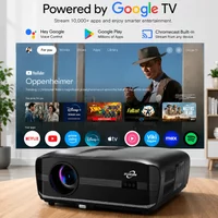 1000D Elite Smart Projector 4K Ultra HD 4200 ANSI Lumens Auto Focus Android 12 WiFi 6 Portable Luxury Home Cinema