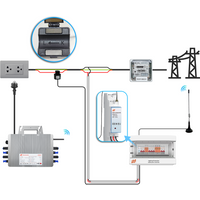 Micro 2000W Solar Grid-on Inverter Provides WiFi IP67 Waterproof and Anti-backflow Solar System Converter