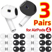 Anti-Slip Protective Eartips For Apple AirPods 4 Replacement Ultra Thin Silicone Earbuds Case For AirPods 4 Earphone Accessories