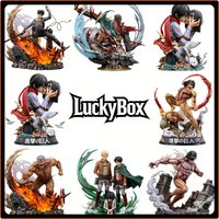 Attack on Titan Anime Blind Box Figures Titan Shifter Character Collection PVC Mini Model Collectible Toy Gift