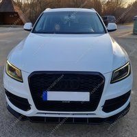 For Audi Q5 8R Late Stage Sline SQ5 2013 2014 2015 2016 3PCS Front Bumper Lip Splitter Diffuser Over Bodykits Accessories Tuning