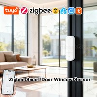 Tuya Zigbee Door Window Sensor Wireless Contact Sensor Open Closed Detector Smart Home Security Device Works With Smart Life Z2M