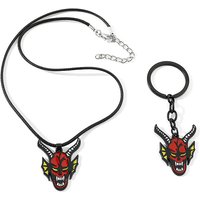 New Cartoon Club Keychain Necklace Pendant European and American Souvenir Key Ring Accessory Valentine's Day gift Neck Ornament