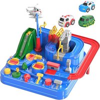 Children's Rail Car Toy Car Challenge Adventure Rail Car Toy Set Parent Child Interactive Toy