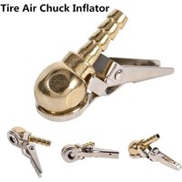 Clip-On Auto Tire Air Pump Chuck Clip Car Truck Tyre Tire Inflator Valve Connector With Valve Stem Car Clamp Tire Repair Tools