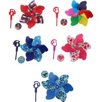1pc Allek Children Scooter Windmill Short Pole Cartoon Colorful Pinwheel Decoration For Kids Bicycle Parts Accessories
