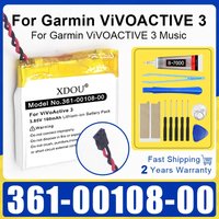 2026 Brand-New Replacement Battery 361-00108-00 For Garmin Vivoactive 3 GPS Glonass High Quality Batteries 160mAh With Tool