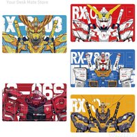 BANDAI Anime Game Gundam GCG DIY Card Playmat Cartoon Series RX-78 Unicorn Zaku Collection Gift Toys