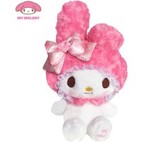 Genuine Sanrio Rose Pink Hello Kitty Melody Cartoon Plush Stuffed Toys Soft Pillow Plushies Doll Birthday Gift For Girls Kids