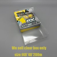 For TCG Transparent Dustproof Storage Case - Fits Japanese Version Scarlet & Violet Pre-built ex Set