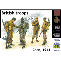 Master Box Plastic Assembled Model Kit MB3512 British Troops, Caen, 1944 1/35
