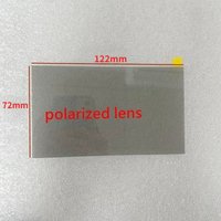 Compatible Polarizer Glass for apeman lc650 Projector 122x72mm Replacement