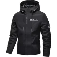 AliExpress NONE Men's Waterproof Raincoat Hooded Lightweight Cycling Jacket Windproof Hiking Outdoor Leisure Street Style Breathable Windbreaker