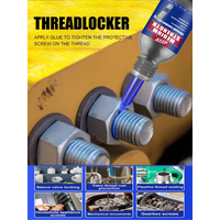 JXVX 1-10PCS 10ml 243 Thread Locker Medium Strength Blue Threadlocker Removable Screw Glue Anti Vibration Sealant For Bolts Nuts