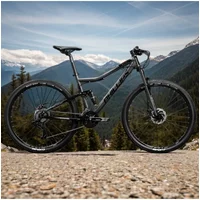 AliExpress NONE Full Suspension soft tail Mountain Bike 29-inch Bicicleta BTT Cross-Country dual disc brake gravel bike high carbon steel frame