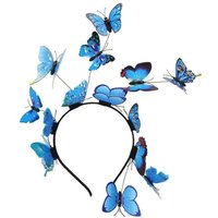 High Quality PE Super Fairy Wreath Headband Wreath Prop Hair Accessory Butterfly Jewelry Headbands Butterfly Headband Wedding