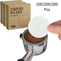 100/200/300Pcs Espresso Paper Filter,Espresso Coffee Maker Disposable Espresso Filter Puck Screen Portafilter Paper Compatible
