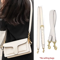 Long Adjustable Leather Bag Strap For Coach Tabby 26 Dionysus Bag Replacing Underarm Shoulder Straps Crossbody Bags Accessories