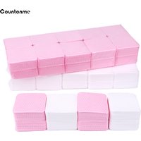 1000Pcs Cotton Nail Polish Remover Napkin Wipes Lint-free Cleaner Paper Pads White Pink Pads Nails Art Cleaning Manicure Tools