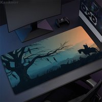 Large Gaming T-The W-Witchers 3 W-Wild H-Hunt Mouse Pad XXL Non-Slip Rubber Big Mousepad Computer Laptop Office Extend Desk Mat