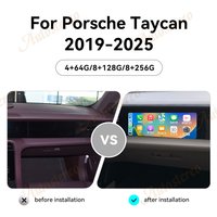 Car Passenger Screen 15 Inch Co-pilot Screen Android 14 For Porsche Taycan 2019-2025 Car GPS Navigation Multimedia Player Radio
