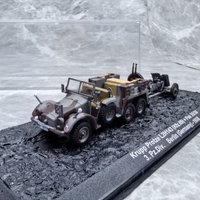 1/72 German Krober Six-Wheeled Truck Pak35 Gun 1938 (Alloy(Main Body)+Plastic Material) Model Ornament