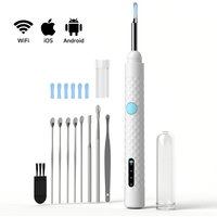 Visual Ear Cleaner Camera HD1080P Digital Otoscope 4.2mm WIFI Ear Cleaning Endoscope with 6 LEDs Video Ear Pick Ear Spoon Kits