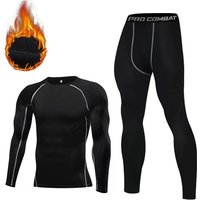 Winter Thermal Underwear For Men Keep Warm Long Johns Base Layer Sports Fitness leggings Tight undershirts