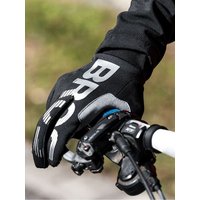 AliExpress ROCKBROS Winter Cycling Gloves SBR Pad Shockproof Windproof Warm Touch Screen Full Finger Gloves Fleece Mtb Bike Bicycle Gloves
