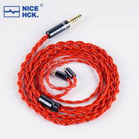 NICEHCK RedLava Audio IEM Upgrade Cable High Purity Induction Annealing Copper MMCX/0.78mm 2Pin for Daybreak Performer 5+2