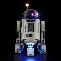 Hprosper LED Lighting For Lego Star Wars 75379 R2-D2 Decorative Lamp With Battery Box (Not Include Lego Building Blocks)