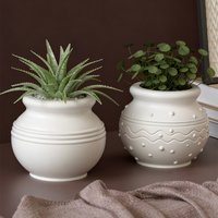 Line Polka Dot Embossed Round Silicone Mold, DIY Succulent Hanging Pot Aroma Candle Jar, Gypsum Cement Epoxy Resin Casting Mold