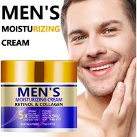 Men's Retinol Collagen Face Cream Moisturiser Facial Anti Aging White Skin Care Repair Fade Fine Line Wrinkle Remover Face Cream
