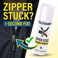 Instant Stuck Zipper Lubricant Solid Stick 7g Emergency Wax Repair Tool for Sleeping Bags Suitcases Coats Smooth Slider Care