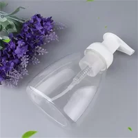 300ML Clear Pump Dispenser Bottles Travel Toiletry Lotion Bottles Leak Proof for Lotion Body Wash Shampoo Conditioner Dispenser