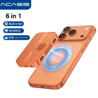 Acasis Magnetic 10Gbps USB-C Docking Station PD100W HDMI 4K/60HZ & SSD Enclosure 8TB for M.2 NVMe SSD 2280/60/42/30 for iP17/16